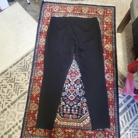 J CREW PIXIE PANT BLACK 16R. SLIP ON SIDE ZIP. ELASTIC PANEL SIDES. STRETCH - Picture 7 of 8